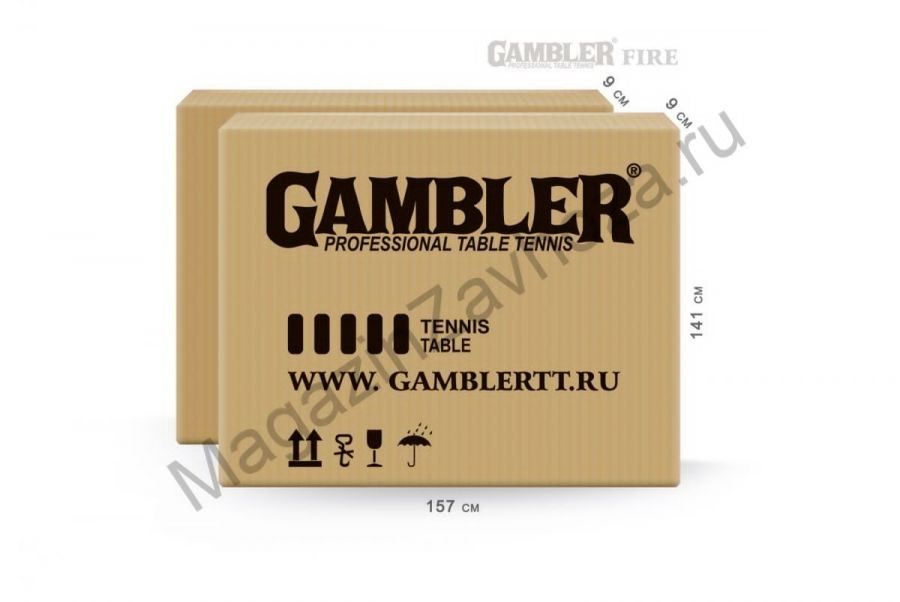 Теннисный стол Gambler Fire