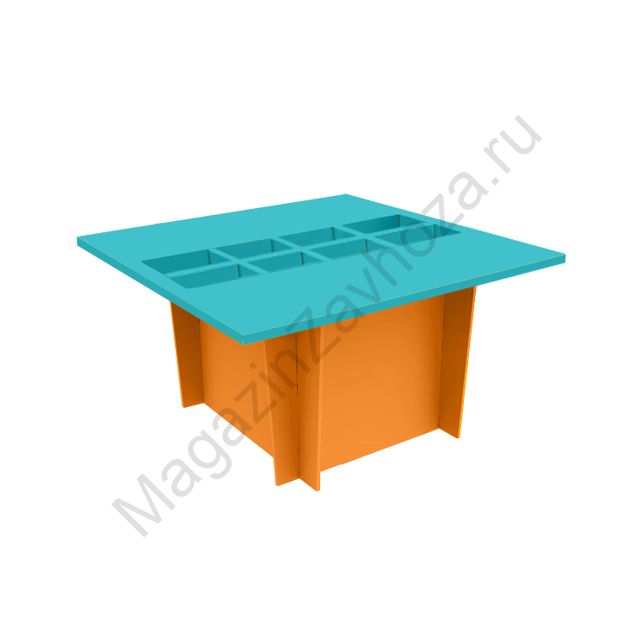 МНОГОФУНКЦИОНАЛЬНЫЙ СТОЛ 30 (800Х800) 8 ЯЧЕЕК
