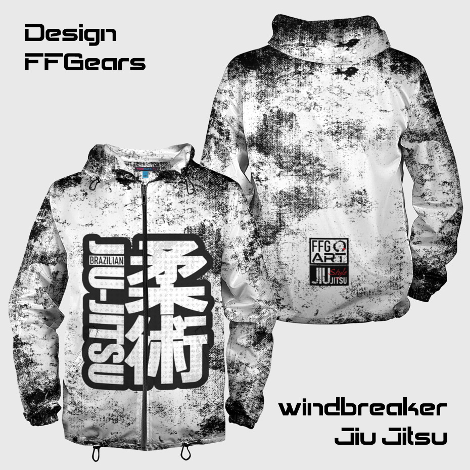 Ветровка FFG Jiu Jitsu Kanji 3D