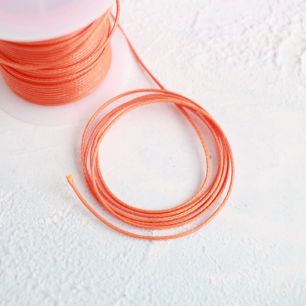 Вощеный шнур Морковно-оранжевый