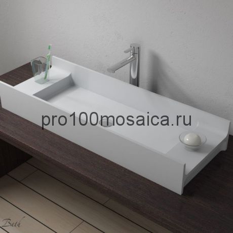 NST-10360 Раковина из POLYSTONE (акриловый камень) размер,мм: 1000*360*140 (NS BATH)