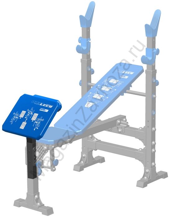 Парта для скамьи под штангу Leco-IT Pro+