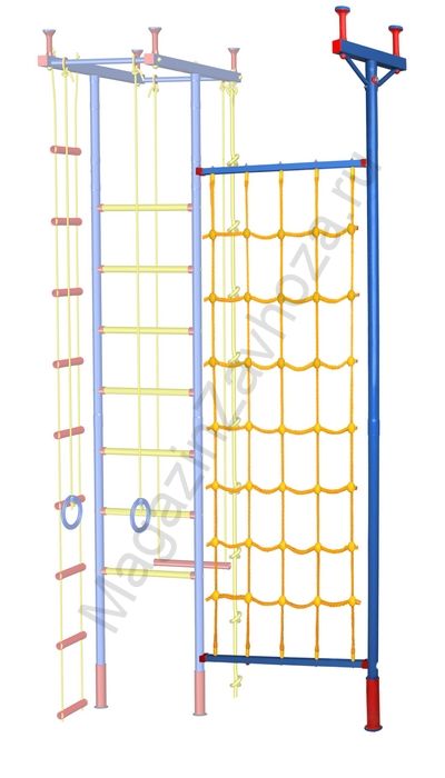 Дополнительная стойка к ДСК Leco-IT  выс. 2,35 - 3,20 м с веревочной сеткой