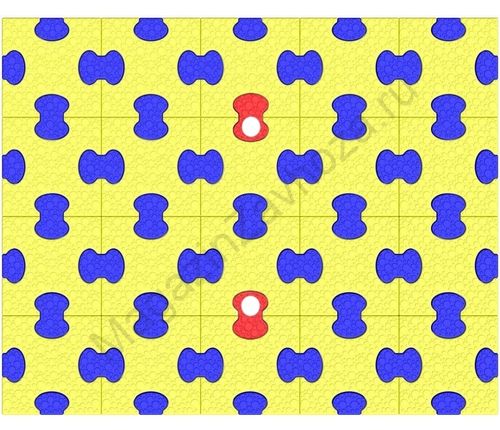 Пазловый коврик под ДСК Leco-IT 1 х 1,25 м