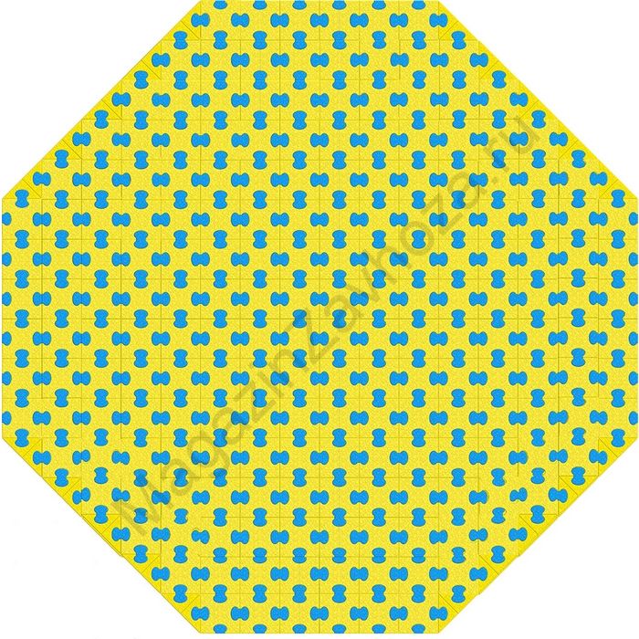 Пазловое дно для большого детского манежа Leco-IT Outdoor Plus диам. 390 см