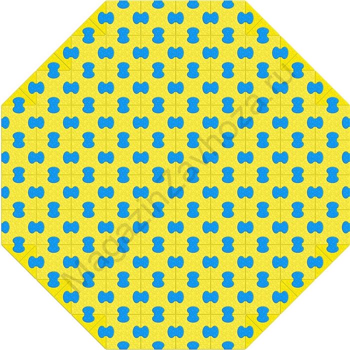 Пазловое дно для большого детского манежа Leco-IT Outdoor диам. 270 см