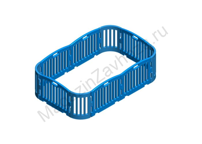 Модульный манеж 1,25 x 2 м