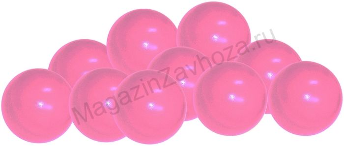 Шарики для манежа-бассейна диам. 3" (7,5 см) 320 шт. розовые