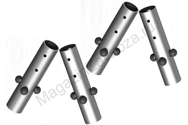 Комплект переходных трубок для 4-х опорной конструкции со стойками из трубы 89