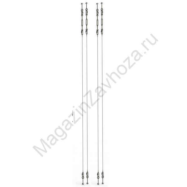 Комплект растяжек для опорных конструкций парных качелей