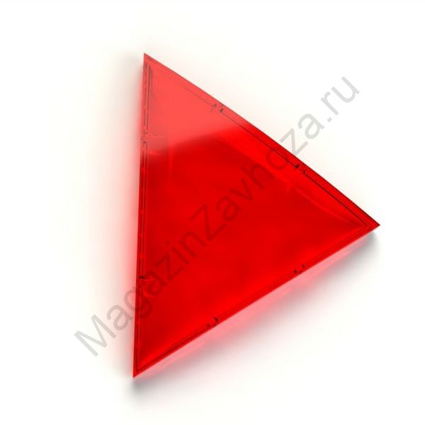 Деталь геокупола 3 м B красный прозрачный