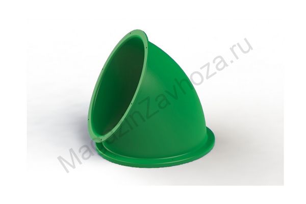 Деталь туннельных горок Поворот 60 град. зел