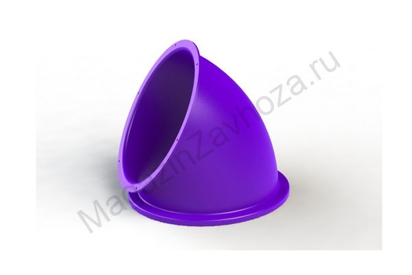 Деталь туннельных горок Поворот 60 град. фиол