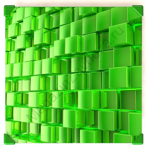 Столешница зел с рисунком №1