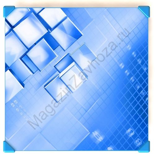 Столешница син с рисунком №2