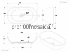 NST-56330 Раковина из POLYSTONE (акриловый камень) размер,мм: 560*320*150 (NS BATH)