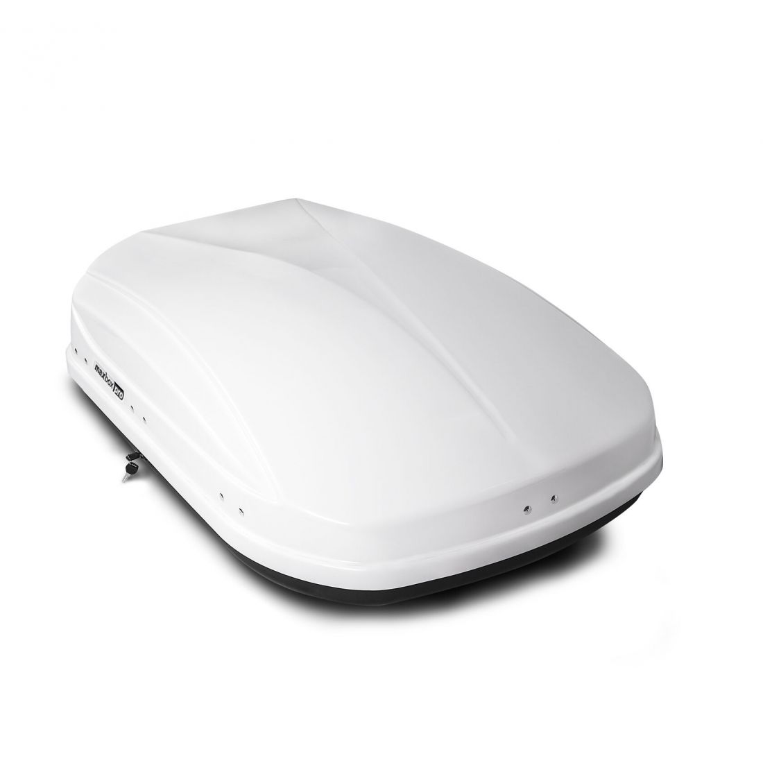 Автобокс MaxBox PRO 430L (малый)136*93*42 ( белый глянец)