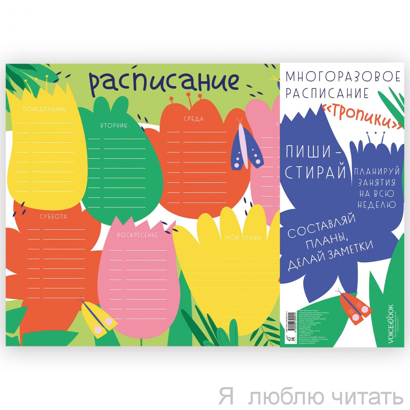 Многоразовое расписание. Тропики