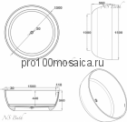 NSB-15000 Ванна из POLYSTONE (акриловый камень) размер,мм: 1500*560 (NS BATH)