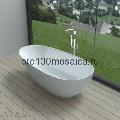 NSB-16801 Ванна из POLYSTONE (акриловый камень) размер,мм: 1600*800*500  (NS BATH)