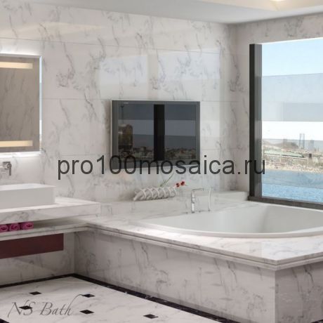 NSB-18140 Ванна из POLYSTONE (акриловый камень) размер,мм: 1860*1460*500 (NS BATH)