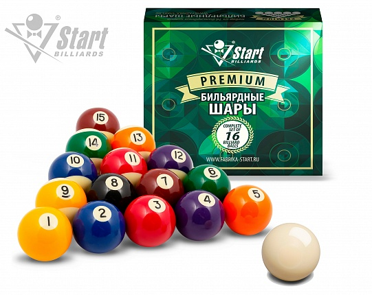 Шары бильярдные Start Billiards Standard 57,2 мм 797406