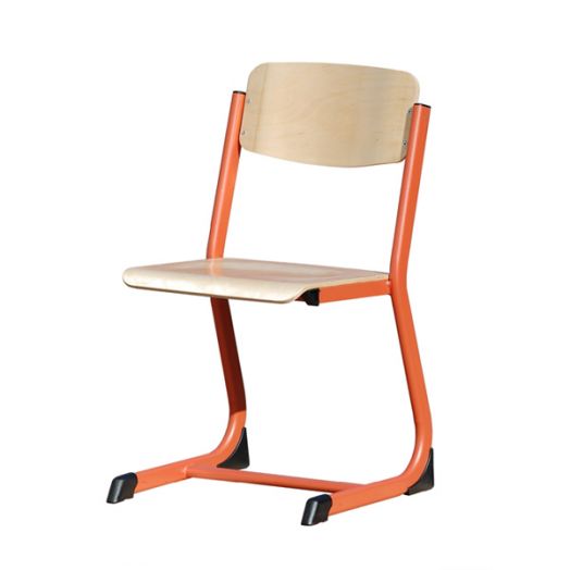 ОП1-7 Стул ученический «Оптима» с фиксируемой высотой (оранжевый)