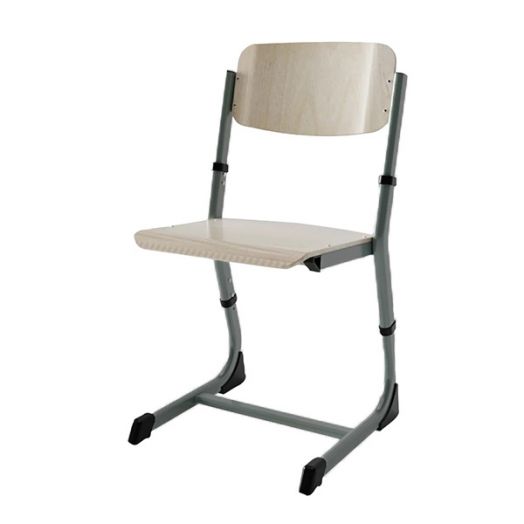 ОП1Р-2 Стул ученический «Оптима» с изменяемой высотой сиденья и спинки (Базальтово-серый)