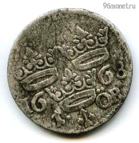 Швеция 1 эре 1668