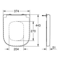 Grohe Euro Ceramic 39330001 (размеры)