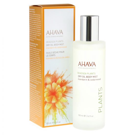 Ahava Deadsea Plants Сухое масло для тела мандарин и кедр 100 мл