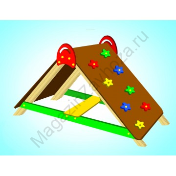 Скалодром с песочницей