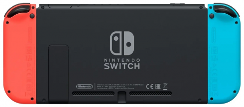 Игровая приставка Nintendo Switch rev.2 32 ГБ, неоновый синий/неоновый красный (РСТ)