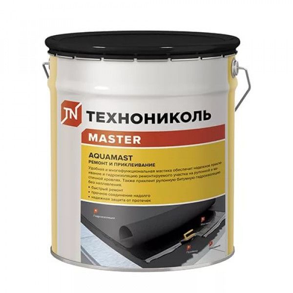 Мастика Технониколь AquaMast 18кг для ремонта