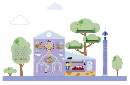 ПФГ-0СБ Декоративно-развивающая панель «Семейный бюджет» (4000 х 2000 мм)