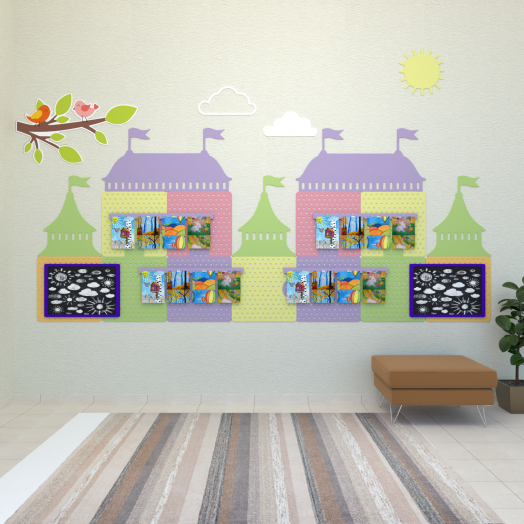 ИСП-003 Информационный стенд “Сказочная выставка” (4230х1810 мм)