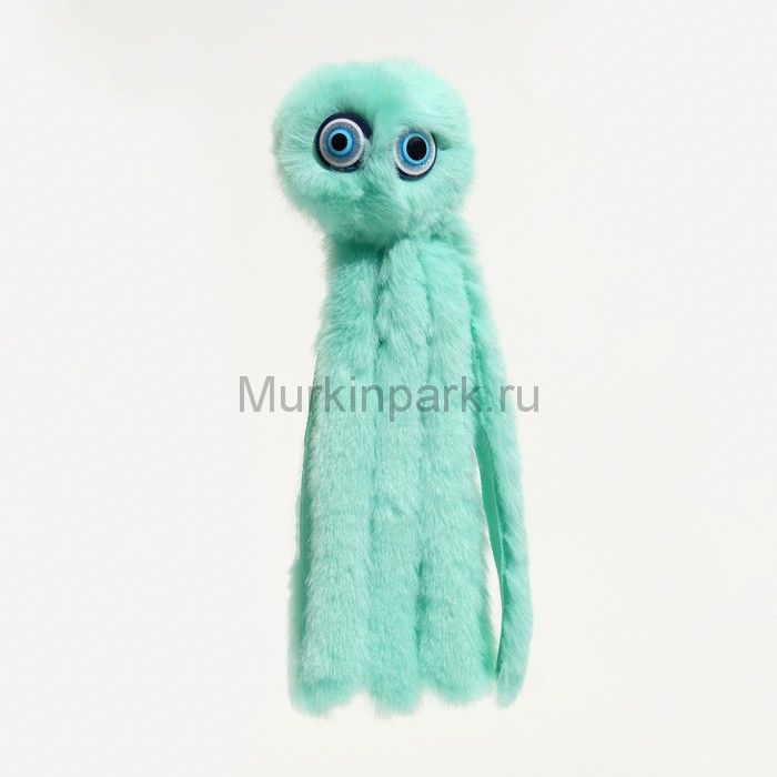 Игрушка для кошек "Осьминожек" из искусственного меха , до 19 см, микс