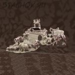 Брошь "Ноев ковчег" цвет серебра (AJC США)