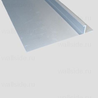 Скрытый плинтус Евротрим 5957.01 анодированный серебро