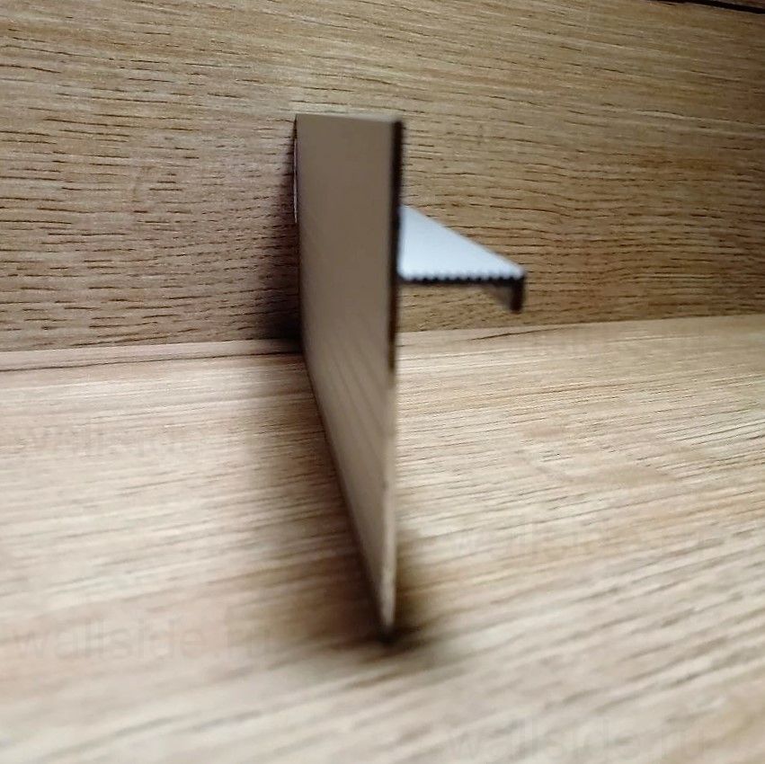 Скрытый плинтус Евротрим 5957.01 анодированный серебро