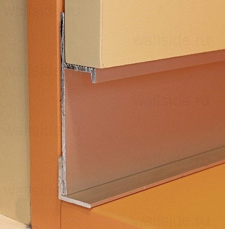 Теневой плинтус Евротрим 5955.05 анодированный чёрный