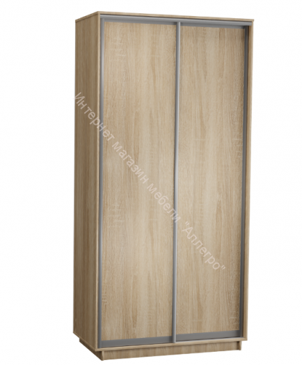 Шкаф купе "Эко" 2-х дверный 1200 (Дуб сонома)