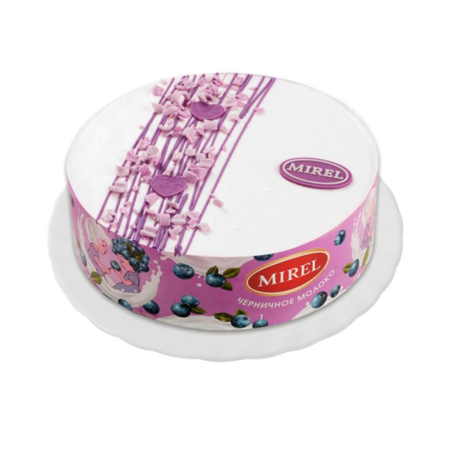 Торт " Черничное молоко"