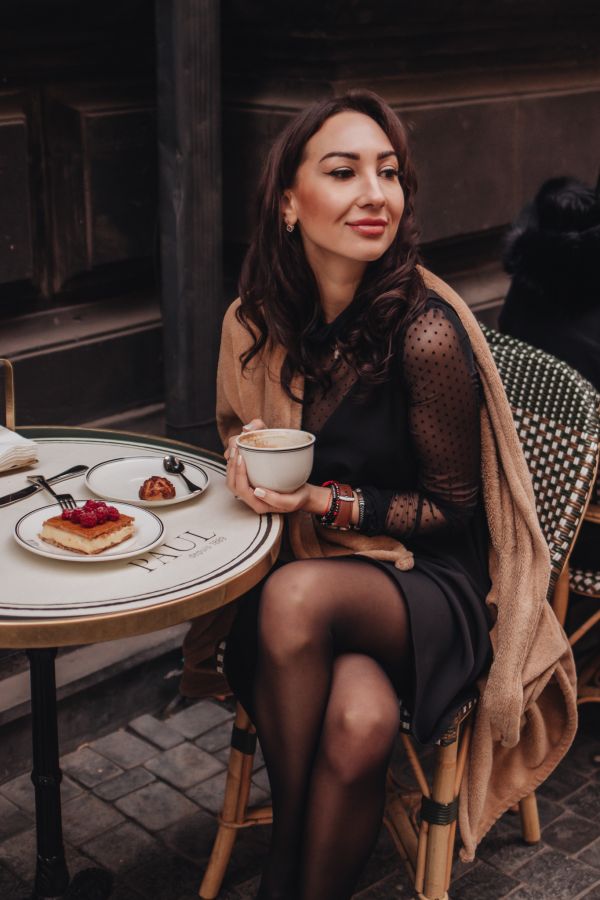 Платье Agio черное