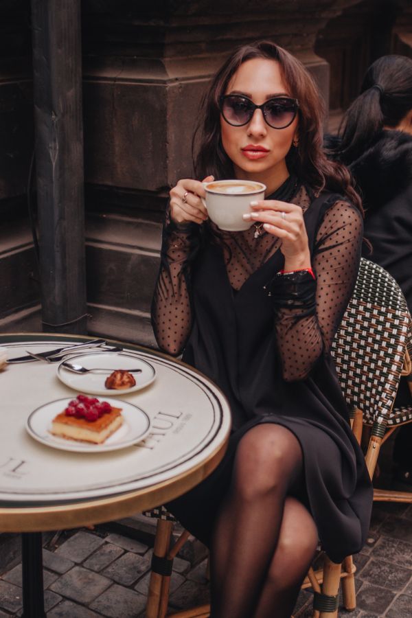 Платье Agio черное