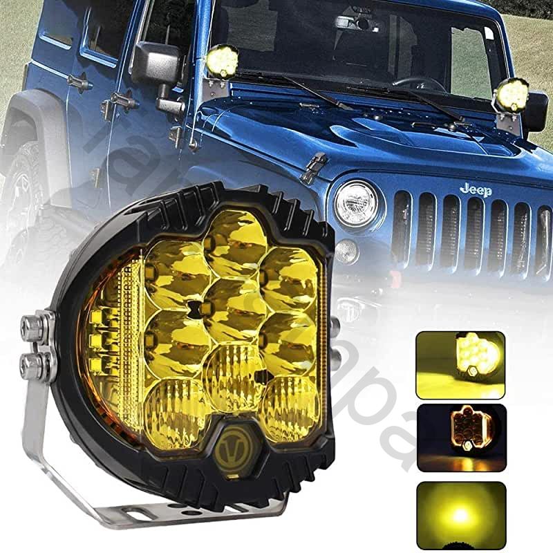 Фара комбинированного желтого света с боковой подсветкой