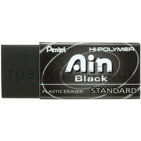 Ластик Pentel hi-polimer ERASER черный ZEAH06A-Х