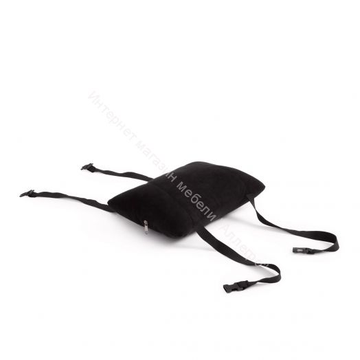 Кресло DRIVER (22) флок/ткань, черный/серый, 35/TW-12