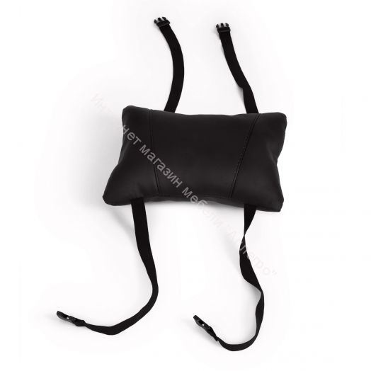 Кресло DRIVER (22) кож/зам/ткань, черный/синий, 36-6/TW-10