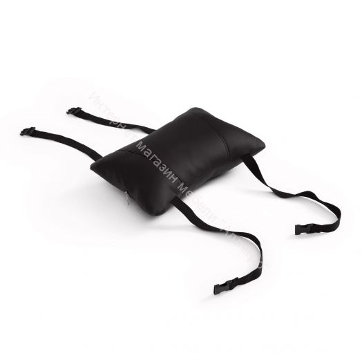 Кресло DRIVER (22) кож/зам/ткань, черный/синий, 36-6/TW-10